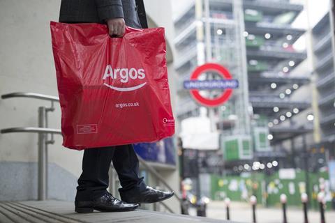 Customers can pick up click-and-collect orders at the store, which has been branded 'Argos Collect'